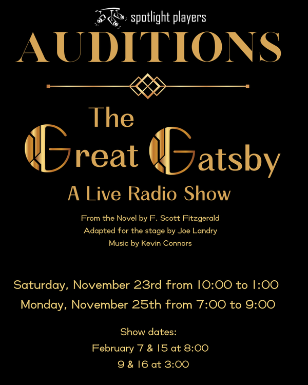 Casting Call for The Great Gatsby - A Live Radio Show